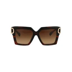 Valentino VLS-107B-55 BRN-GLD Sunglasses