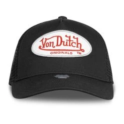 Von Dutch Trucker Boston - Svart/svart -LINDA FARROW butikk 58a8dcbb3e710a4c9cbd092211f28bea
