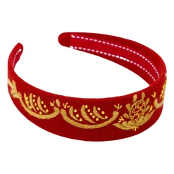 Rød Pascal Hårbøyle Til Romerikebunad