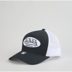 Von Dutch Trucker Boston - Svart/hvitt -LINDA FARROW butikk a2fdee6439b82deaa30a1eda2ed22367