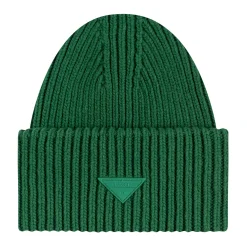 Läst Overstørrelse Beanie - Grønn -LINDA FARROW butikk b784877ba86b58806a41d441d0c1252b