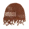 Alanui Women Accessories Hats Caps Brown SS23