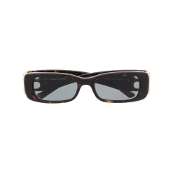 Balenciaga Dynasty Rectangle Sunglasses -LINDA FARROW butikk d6a0a62f197748ccc62c905886806d45