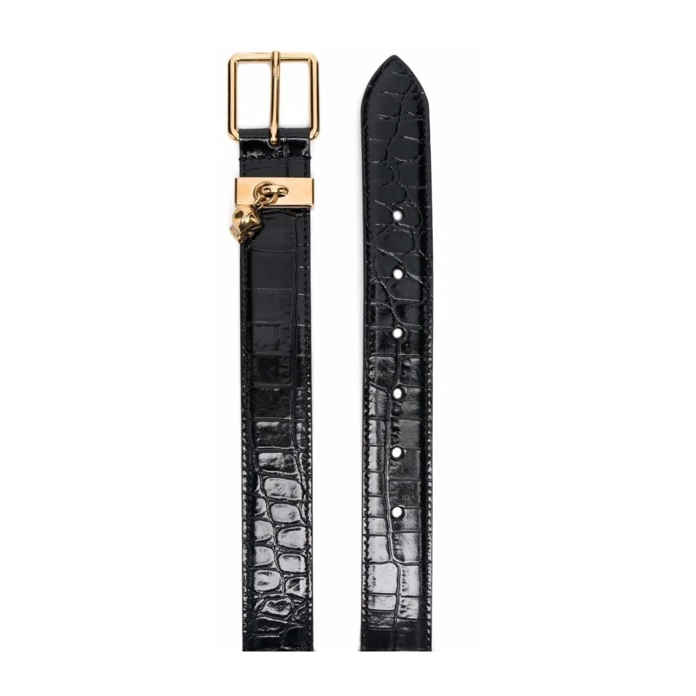 Alexander McQueen Belts Black 3 Alexander McQueen Belts Black
