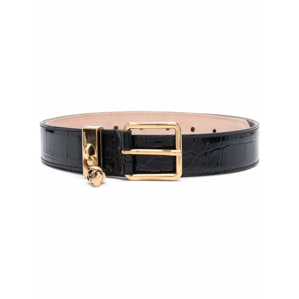 Alexander McQueen Belts Black 4 Alexander McQueen Belts Black - Bilde 2